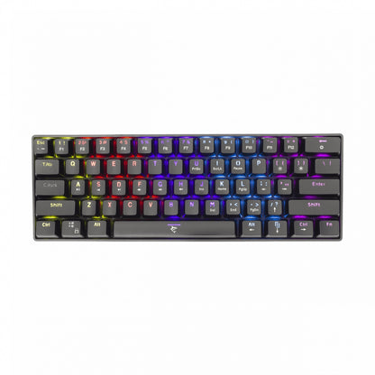 Compact gaming keyboard with blue switches, White Shark Shinobi GK-2022