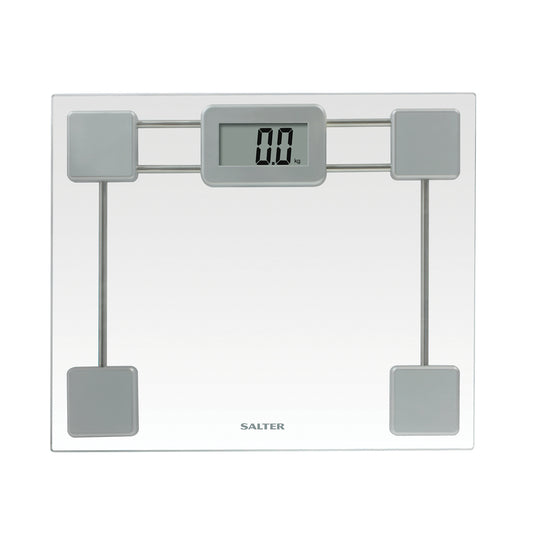 Electronic bathroom scale with tempered glass 150kg, Salter 9081 SV3R