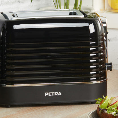 Toaster 2 šķēles Petra Oscuro PT5573BLKVDE