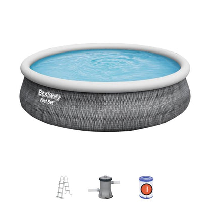 Ātri uzstādāms baseina komplekts Bestway Fast Set Pool Set