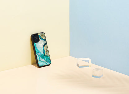 iPhone 12 mini aizsargvāciņš Aqua Agate iKins