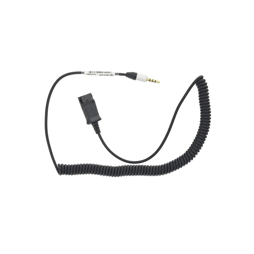 4-полюсный переходной кабель Tellur QD-Jack 3,5 мм, 2,95 м, черный