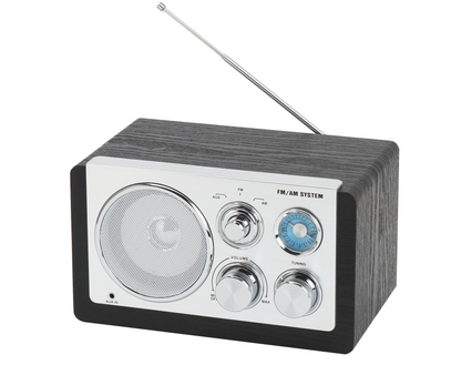 AM/FM analogais radio ar AUX ieeju Denver TR-63