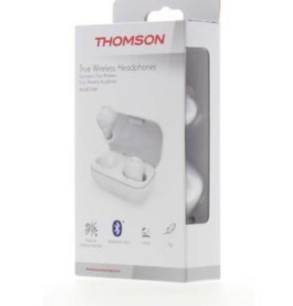 Беспроводные наушники с IPX4 и голосовым управлением — Thomson WEAR7701W