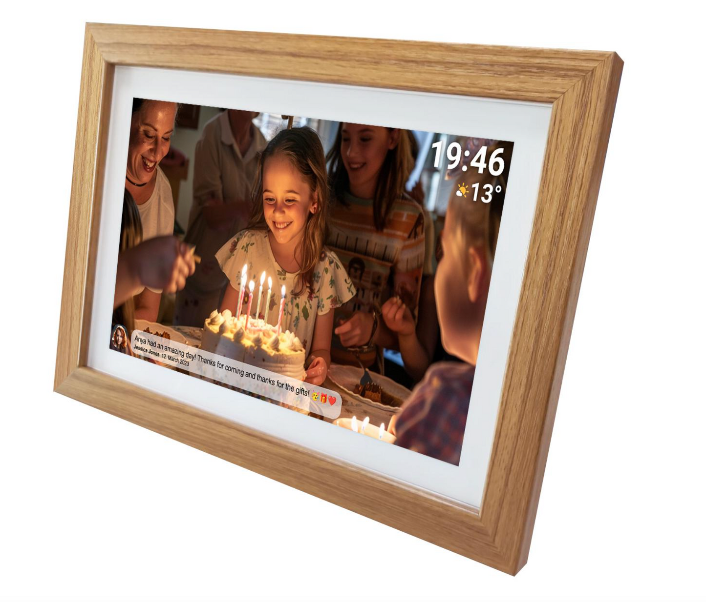 Smart photo frame with 15.6" IPS screen – Denver PFF-1543LW