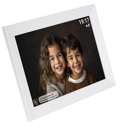 Smart photo frame with HD screen, Denver PFF-1012W