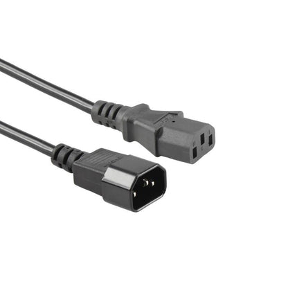 220V UPS Cable IEC C13 to C14, 2m, Sbox PC-POWER-C14-2/R