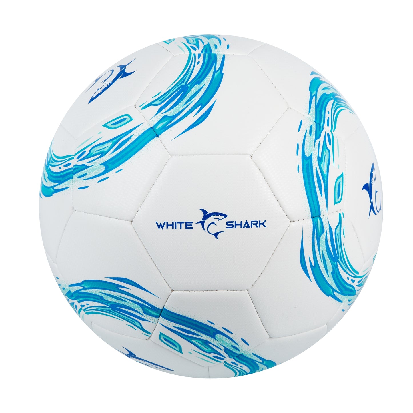 Soccer ball Dribbler 32-panel, size 5, White Shark TB-001