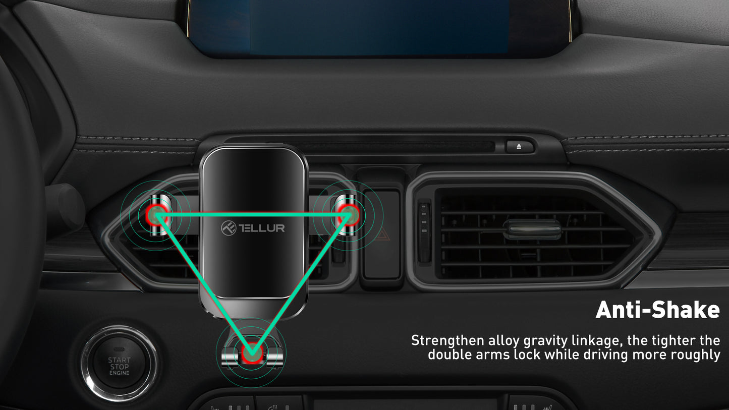 Car phone holder Tellur Gravity CMH20, black
