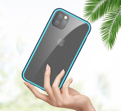 Elegant anti-shock case for iPhone 11 Pro, blue - Comma Joy