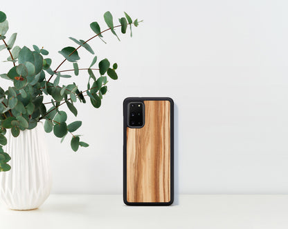 Samsung Galaxy S20+ Black Wood Cover, MAN&amp;WOOD