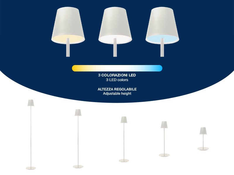 Rechargeable sofa lamp with touch switch Beper P201UTP402