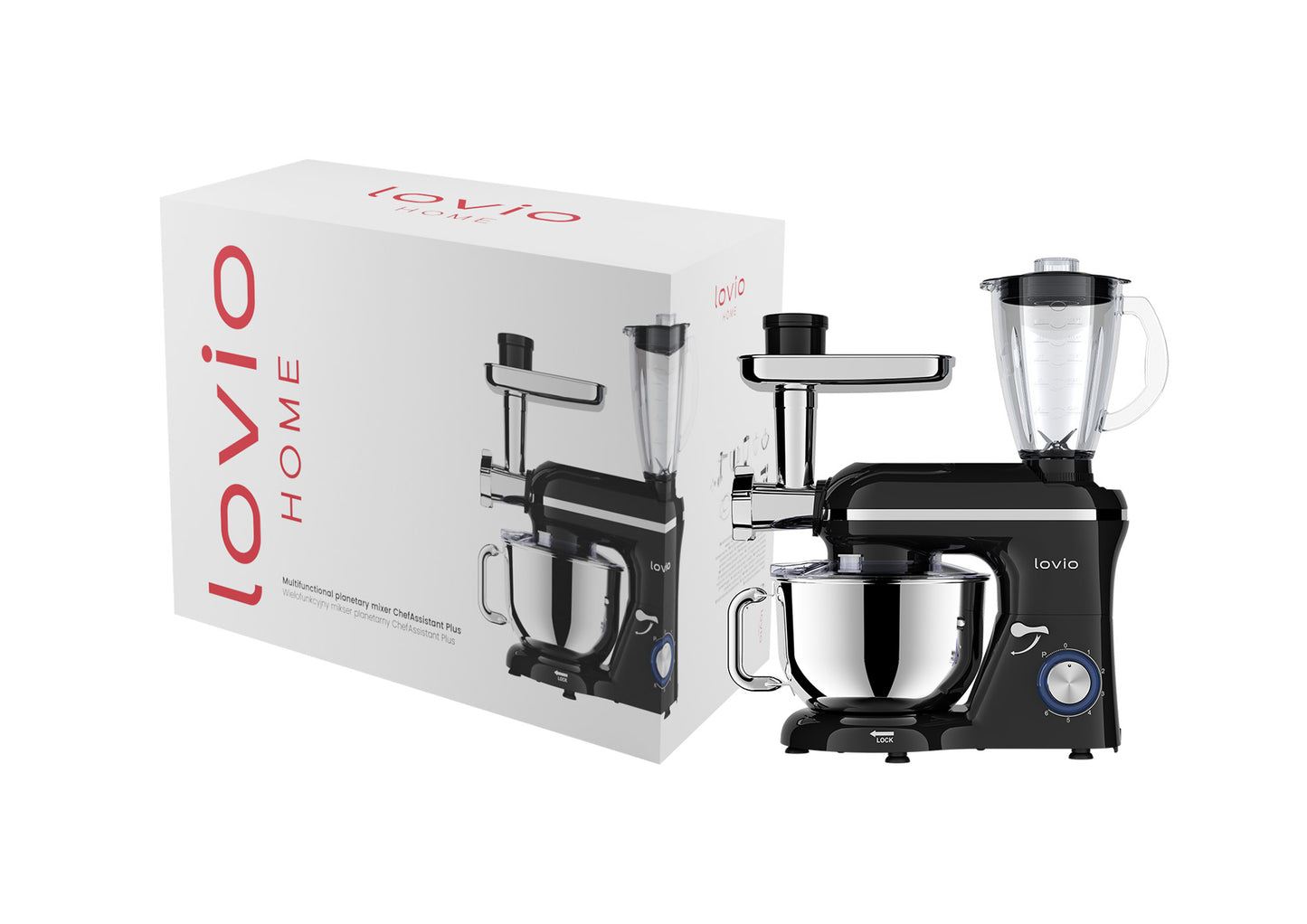 Lovio LVSTM02PBK ChefAssistant Plus Black