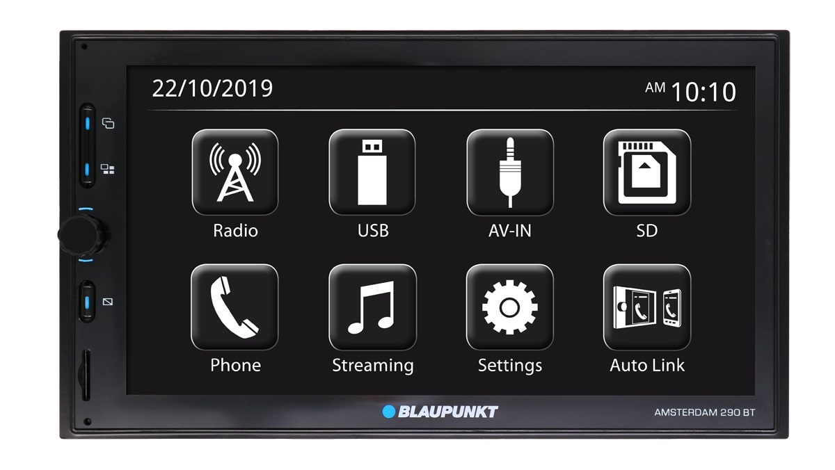 Auto radio Blaupunkt AMSTERDAM 290BT ar FM/AM uztvērēju un Bluetooth