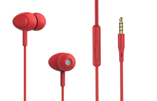 Wired Headphones with Ergonomic Design Tellur Basic Gamma Red