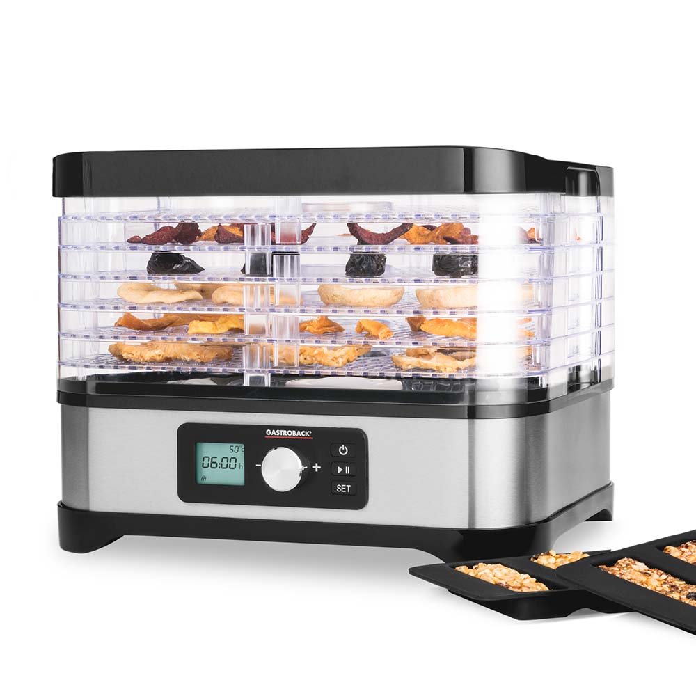 Electric Food Dehydrator with LED Screen, Gastroback 46600 