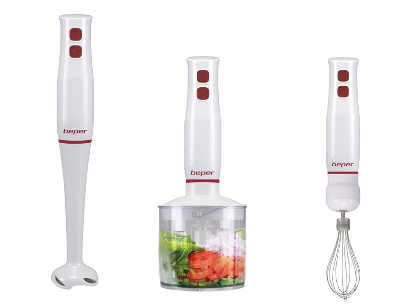 Hand blender Beper P102FRU200 400W set