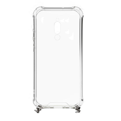 Xiaomi Redmi 8 Silicone TPU Transparent with Necklace Strap Space Gray