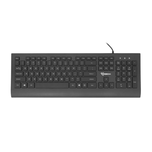 Membrane keyboard with full layout, USB Sbox K-33/US