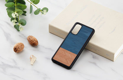 Защитный чехол для Samsung Galaxy S20 MAN&amp;WOOD, деним черный