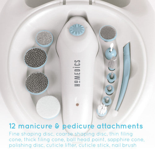 Manicure set with built-in nail dryer HoMedics MAN-3023A-EU