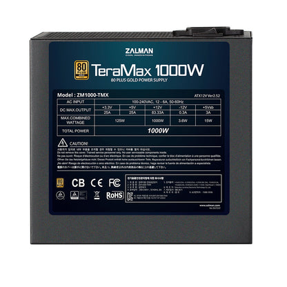 Zalman ZM1000-TMX 1000W 80Plus Золотой