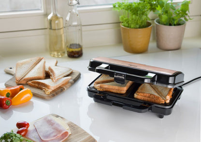 Bestron Toaster. XL. 900 W, non-stick surface. For 2 sandwiches. (Sandwich maker.)