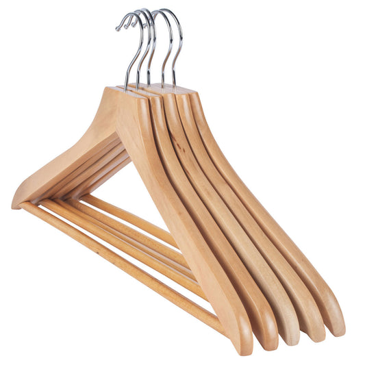 Wooden clothes hangers 5 pieces - Beldray LA034276FEU7