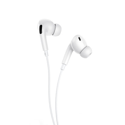 In-ear Type-C headphones with ergonomic design - Tellur Attune, white