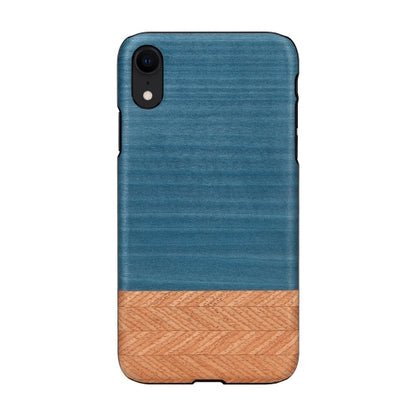 iPhone XR protective cover, natural wood, Man&amp;Wood