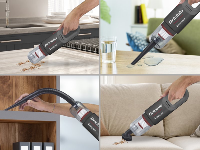 Compact and light handheld vacuum cleaner Beper P202ASP401