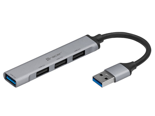 USB-концентратор с 4 портами, Tracer 47000 H41, USB 3.0, передача данных 600 МБ/с