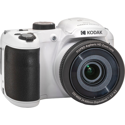 Digital camera with 25x zoom, Full HD video - Kodak AZ255 White