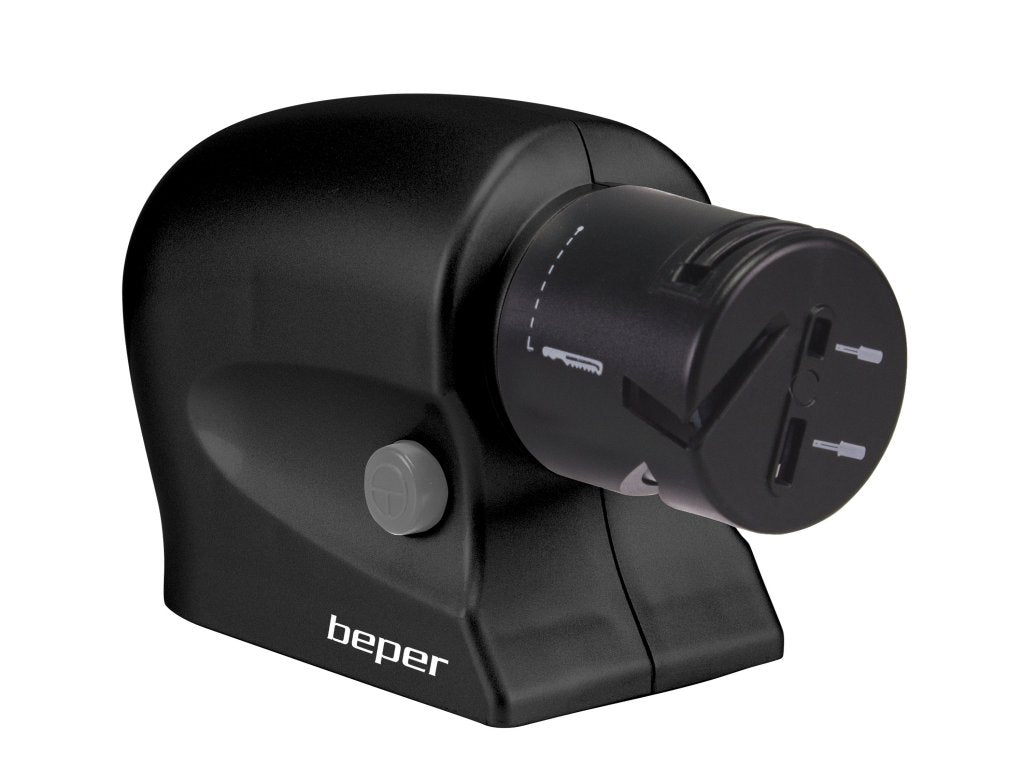 Compact electric knife sharpener with a powerful motor Beper P102ACP001