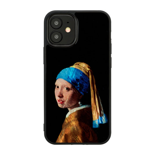 Чехол iKins для Apple iPhone 12 mini девочка с жемчужной серьгой