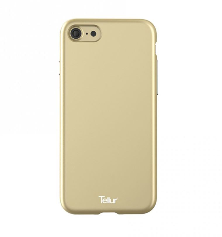 Protective cover for iPhone 7 with metal buttons - Tellur Premium Gold