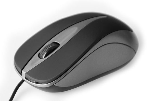 Optical wired mouse with ergonomic design Media-Tech MT1091T