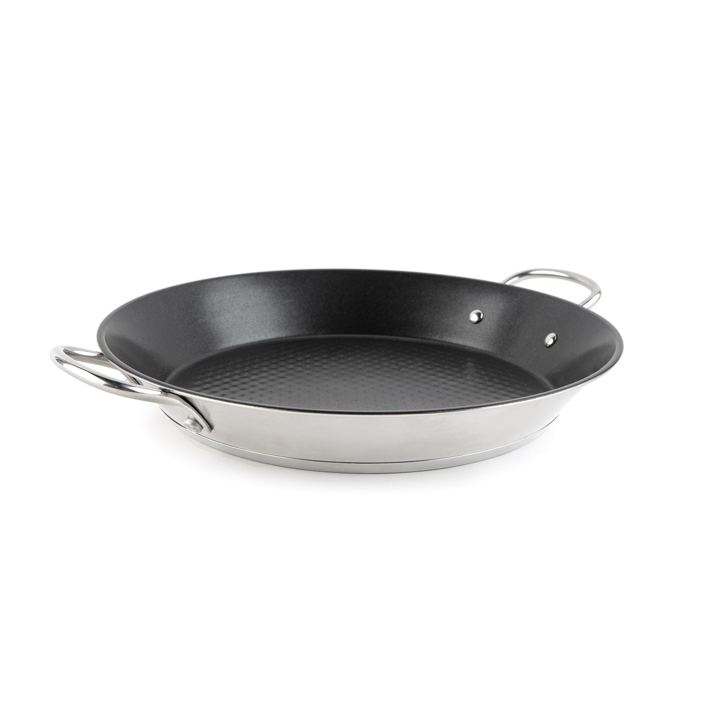 Stainless steel paella pan 32cm Jata HPAE2132