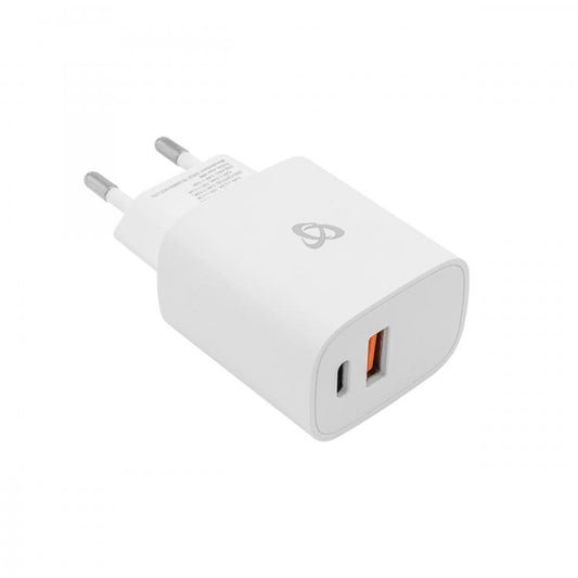 USB Home Charger White 18W - Sbox HC-099