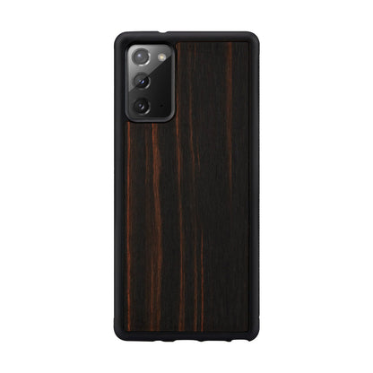 Galaxy Note20 natural wood case ebony black - MAN&amp;WOOD