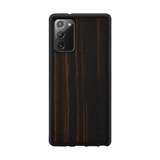 Galaxy Note20 dabīgā koka maciņš ebony melns - MAN&WOOD