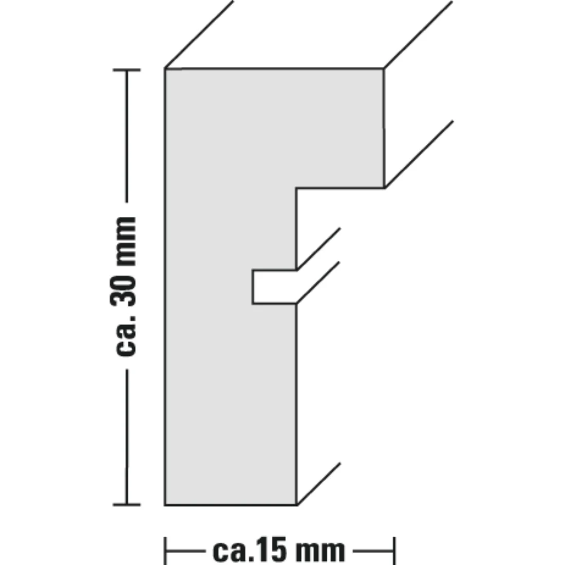 Hama 00175966 Дуб Копенгаген 25x55см