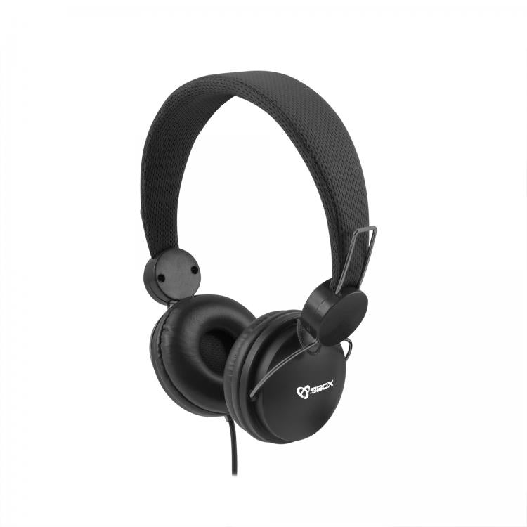 Sbox HS-736B Wired headphones. Black