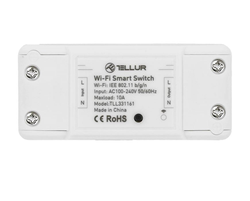 Spēcīgs Viedais WiFi Slēdzis. Tellur WiFi Inline Switch 2200W