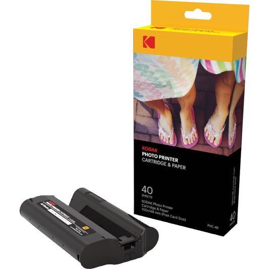 Photo cartridge for 40 photos, compatible with the Kodak Photo Printer Dock