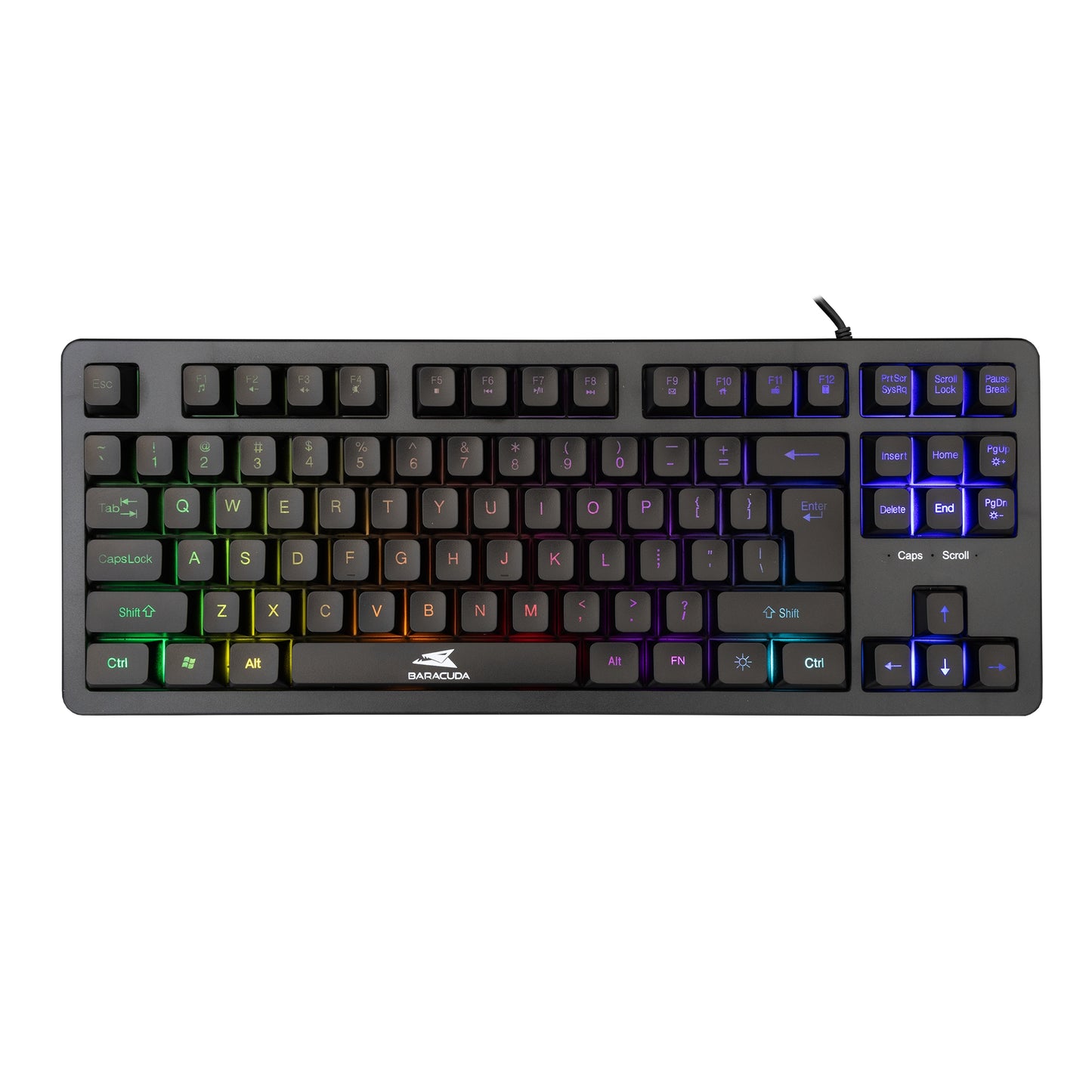 Игровая клавиатура Baracuda Krill Black (США) с RGB-подсветкой BGK-01114