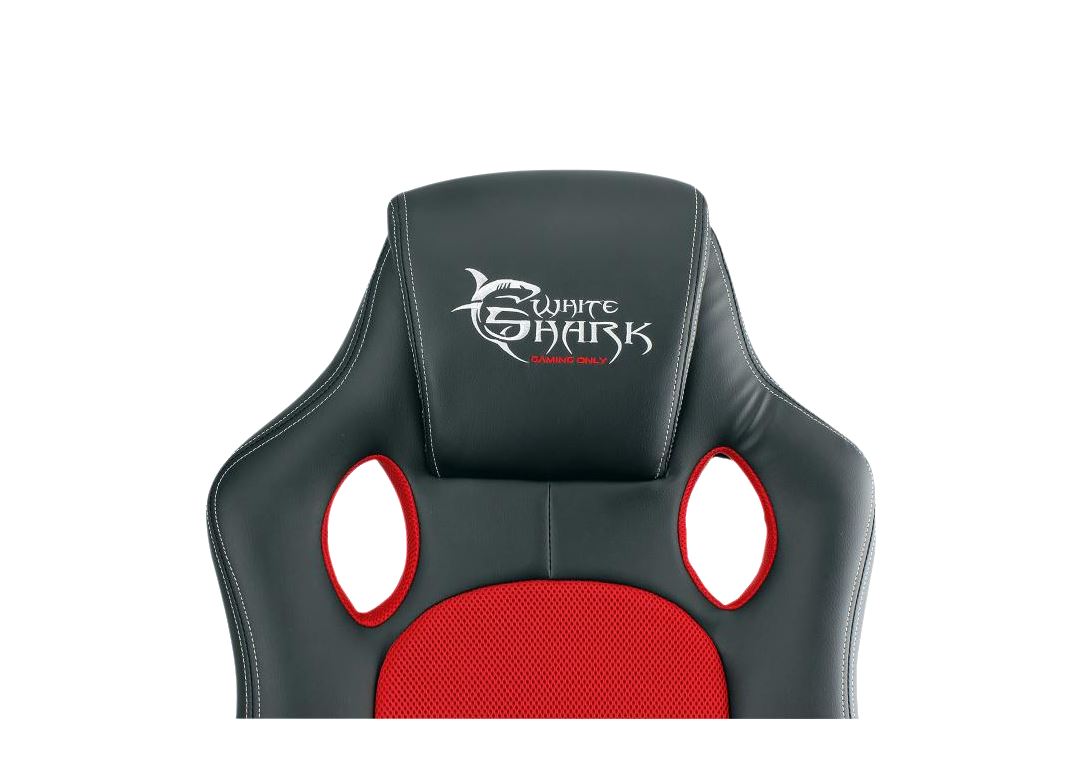 Игровое кресло White Shark Kings Throne черный/красный Y-2706