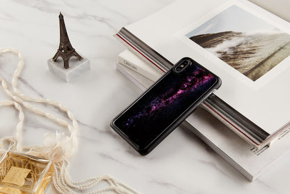 Smartphone cover, iPhone XS Max, Milky Way, Black, iKins