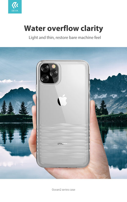 iPhone 11 Pro Transparent Cover Devia Ocean2 TPU