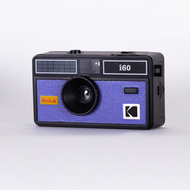 Retro Camera with Fixed Focus, Black/Purple, Kodak i60